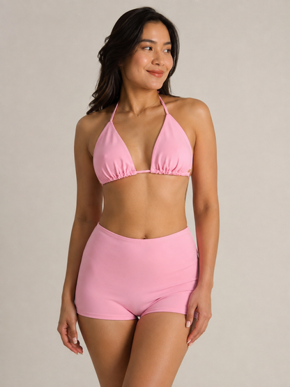 Petal Triangle Bikini Top - Blush Pink 🌸