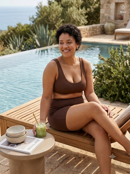 Coast Essential Scoop Top - Cocoa 🤎