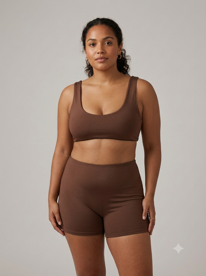 Coast Essential Swim Shorts - Cocoa 🤎