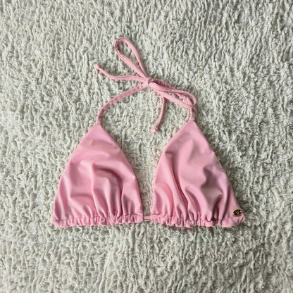 Petal Triangle Bikini Top - Blush Pink 🌸