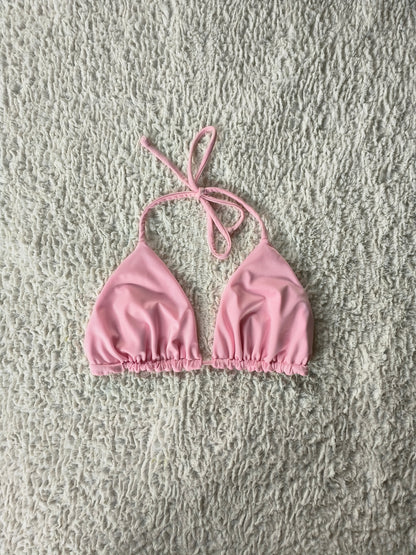 Petal Triangle Bikini Top - Blush Pink 🌸